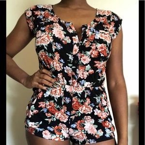 F21 | FLORAL ROMPER